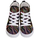 Psychedelic Background Wallpaper Kids  Hi-Top Skate Sneakers View1