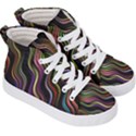 Psychedelic Background Wallpaper Kids  Hi-Top Skate Sneakers View3