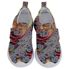 Fractal Artwork Design Pattern Kids  Velcro No Lace Shoes by Sudhe