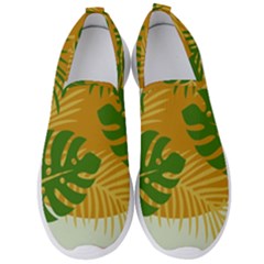 Leaf Leaves Nature Green Autumn Men s Slip On Sneakers