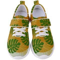 Leaf Leaves Nature Green Autumn Women s Velcro Strap Shoes by Sudhe