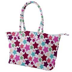 Stars Pattern Canvas Shoulder Bag