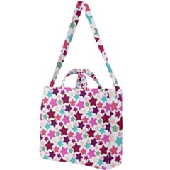 Stars Pattern Square Shoulder Tote Bag