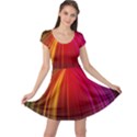 Background Color Colorful Rings Cap Sleeve Dress View1