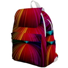 Background Color Colorful Rings Top Flap Backpack