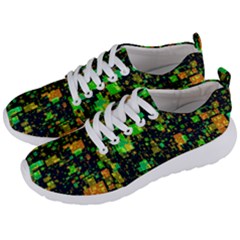 Squares And Rectangles Background Men s Lightweight Sports Shoes