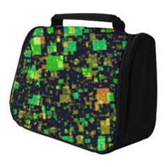 Squares And Rectangles Background Full Print Travel Pouch (small)