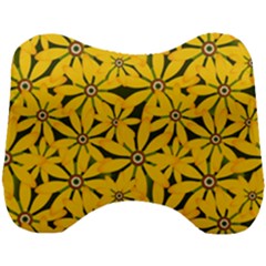 Texture Flowers Nature Background Head Support Cushion