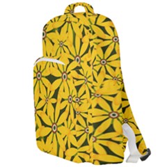 Texture Flowers Nature Background Double Compartment Backpack