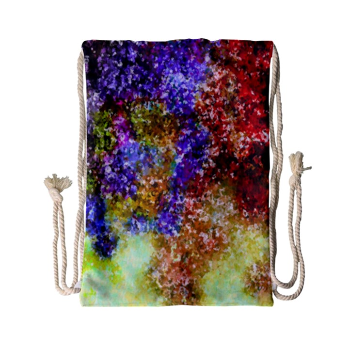 Splashes Of Color Background Drawstring Bag (Small)