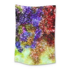 Splashes Of Color Background Small Tapestry by Sudhe