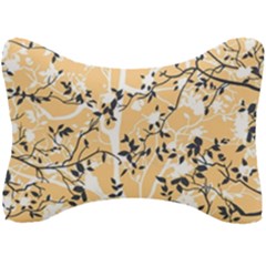 Floral Pattern Background Seat Head Rest Cushion