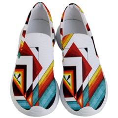 Diamond Acrylic Paint Pattern Women s Lightweight Slip Ons