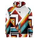 Diamond Acrylic Paint Pattern Men s Overhead Hoodie View1