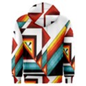 Diamond Acrylic Paint Pattern Men s Overhead Hoodie View2