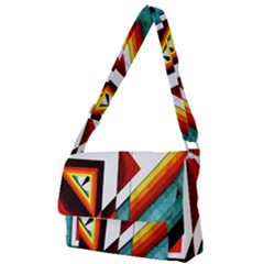 Diamond Acrylic Paint Pattern Full Print Messenger Bag by Sudhe