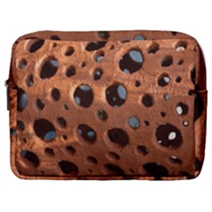 Texture Pattern Wallpaper Background Pattern Holes Make Up Pouch (large)