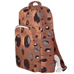 Texture Pattern Wallpaper Background Pattern Holes Double Compartment Backpack