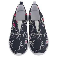 Black And White Floral Pattern Background No Lace Lightweight Shoes