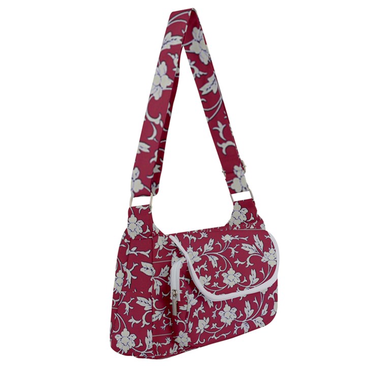 Floral Pattern Background Post Office Delivery Bag