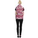 Floral Pattern Background Women s Button Up Vest View2