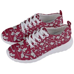 Floral Pattern Background Men s Lightweight Sports Shoes