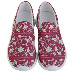 Floral Pattern Background Men s Lightweight Slip Ons