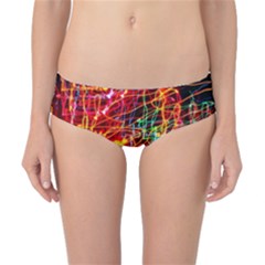 Random Colored Light Swirls Classic Bikini Bottoms by Sudhe