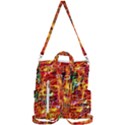 Random Colored Light Swirls Crossbody Backpack View3