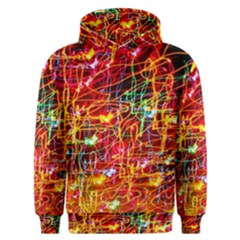 Random Colored Light Swirls Men s Overhead Hoodie by Sudhe