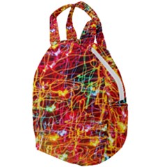 Random Colored Light Swirls Travel Backpacks by Sudhe