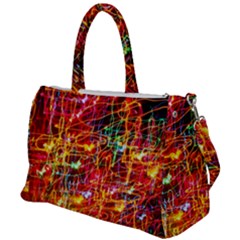 Random Colored Light Swirls Duffel Travel Bag