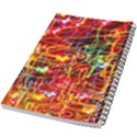 Random Colored Light Swirls 5.5  x 8.5  Notebook View2