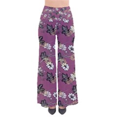 Beautiful Floral Pattern Background So Vintage Palazzo Pants by Sudhe