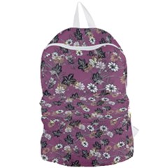 Beautiful Floral Pattern Background Foldable Lightweight Backpack