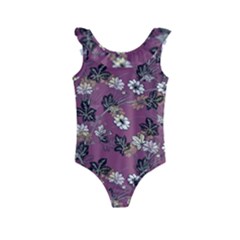 Beautiful Floral Pattern Background Kids  Frill Swimsuit