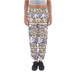 Floral Pattern Background Women s Jogger Sweatpants by Sudhe