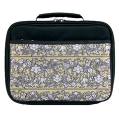 Floral Pattern Background Lunch Bag