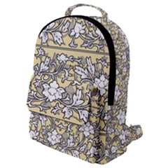 Floral Pattern Background Flap Pocket Backpack (small)