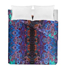 Kaleidoscope Art Pattern Ornament Duvet Cover Double Side (full/ Double Size) by Sudhe