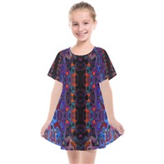 Kaleidoscope Art Pattern Ornament Kids  Smock Dress