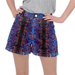 Kaleidoscope Art Pattern Ornament Stretch Ripstop Shorts