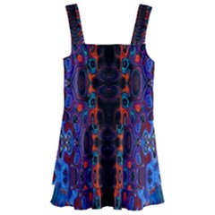 Kaleidoscope Art Pattern Ornament Kids  Layered Skirt Swimsuit