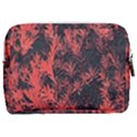 Orange Etched Background Make Up Pouch (Medium) View2