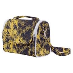 Artistic Yellow Background Satchel Shoulder Bag