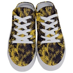 Artistic Yellow Background Half Slippers