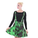 Green Etched Background Suspender Skater Skirt View1