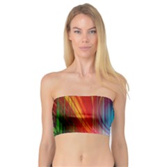 Background Color Colorful Rings Bandeau Top by Sudhe