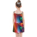 Background Color Colorful Rings Kids  Summer Sun Dress View2