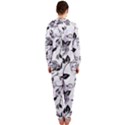 Floral Pattern Background Hooded Jumpsuit (Ladies)  View2